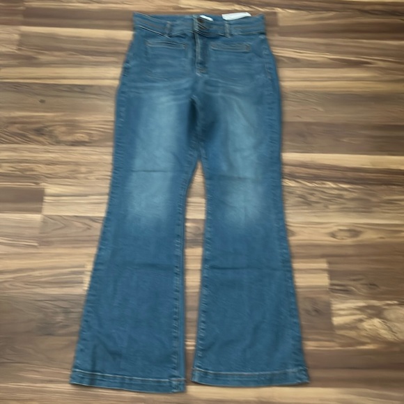 Loft Slim Flare High Rise Jeans - Picture 1 of 5